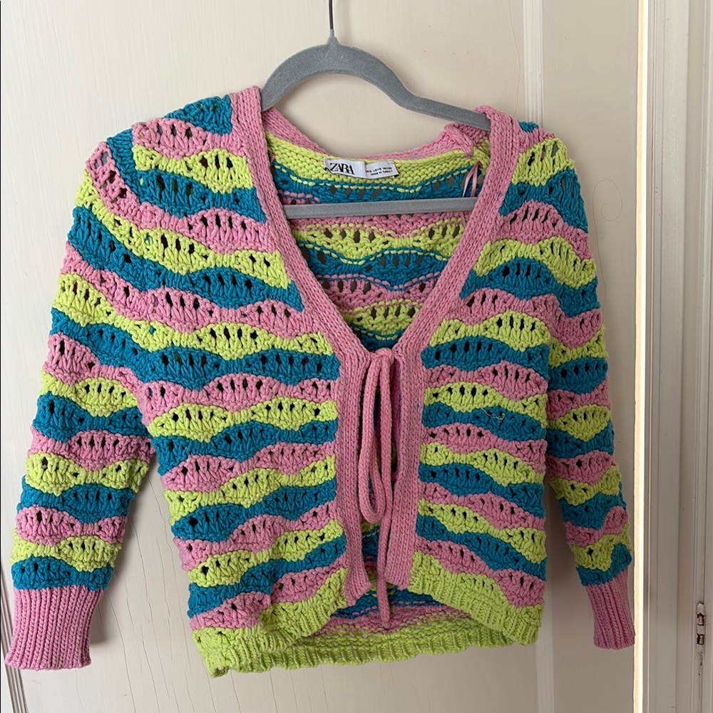Colorful Knit Women's Sweater